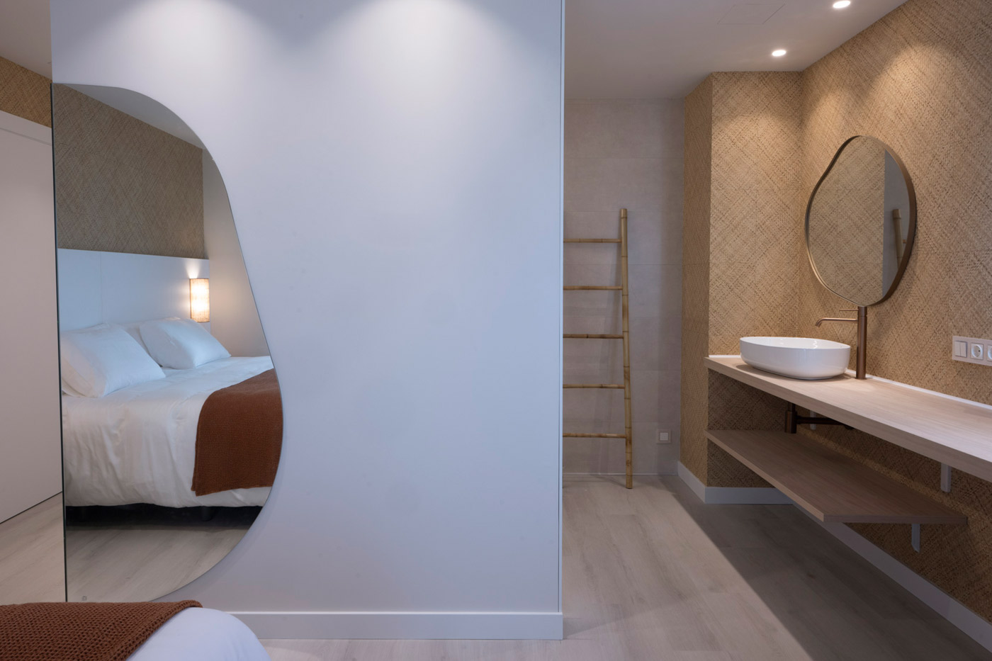 Habitaciones con baño privado agroturismo Kamiñone