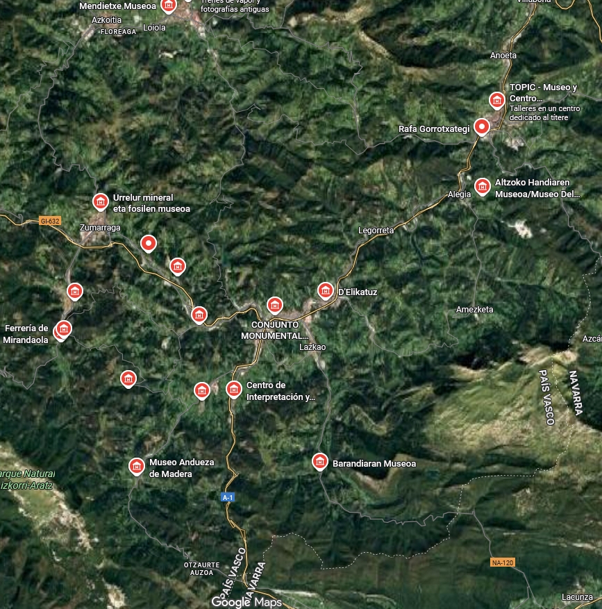 Qué ver cerca de agroturismo Kaminone en Mandubi, Goierri, Gipuzkoa