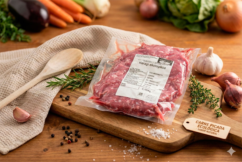 Lote carne ecológica certificada ENEEK venta directa Mandubi-Zahar