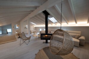 Habitaciones y Apartamento Casa Rural Kamiñone Landetxea en Mandubia, Goierri, Gipuzkoa 11 Servicios del agroturismo Kamiñone Landetxea en el Goierri: zonas comunes de confort y comodidades